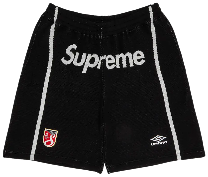 Supreme x Umbro Knit Soccer Short 'Black'