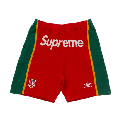 Supreme Umbro Knit Shorts Red