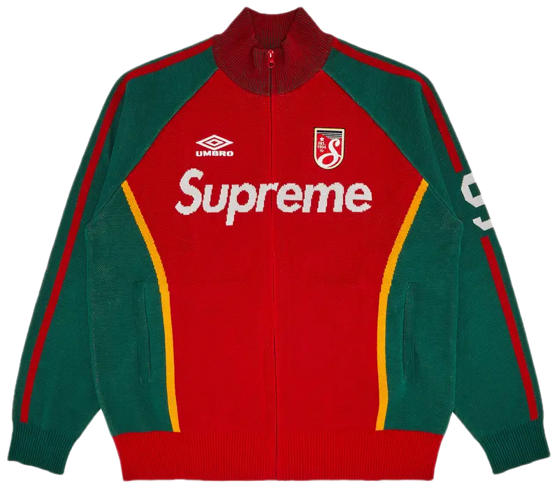 Supreme x Umbro Zip Up Sweater 'Red