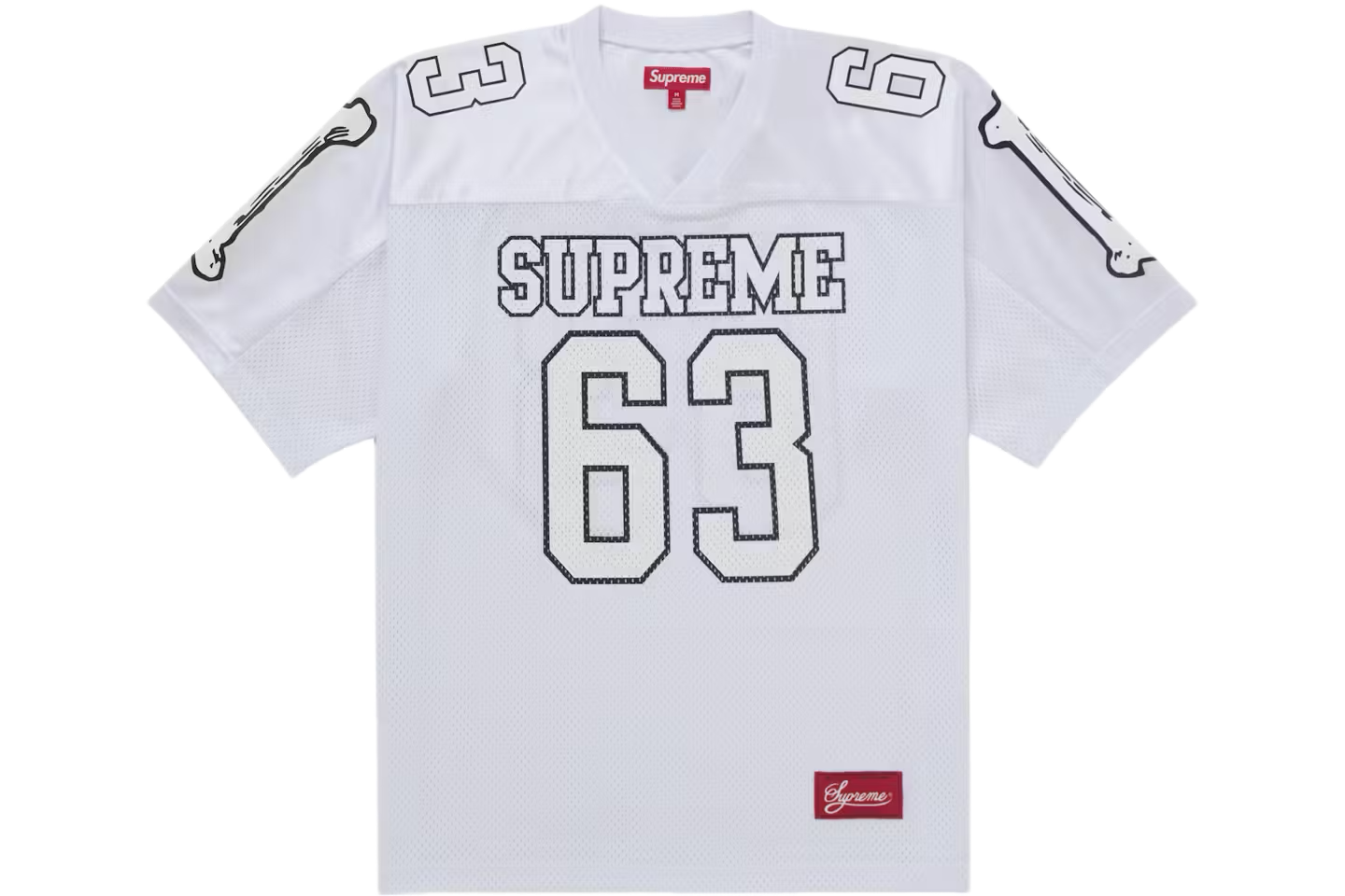 Supreme Bones Football Jersey
White