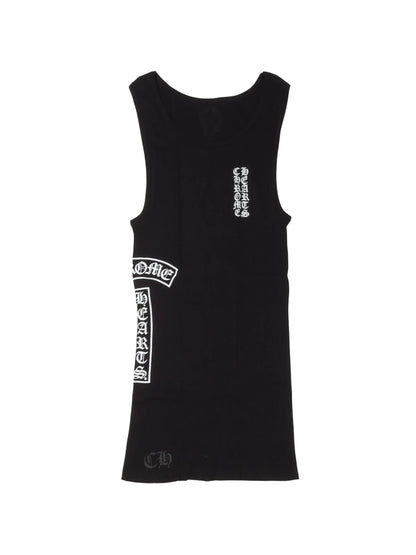 Chrome Hearts
 Chrome hearts Rib Tank Top "Black"