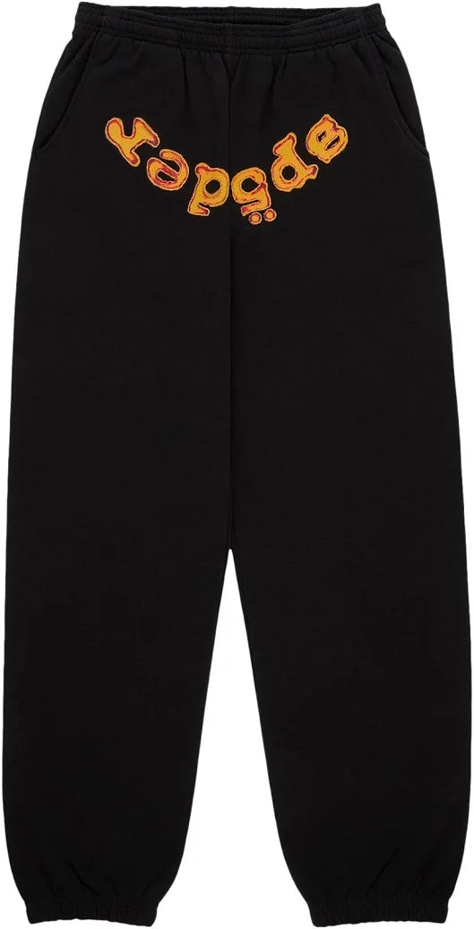 Sp5der Flame OG Logo V2 SweatpantBlack