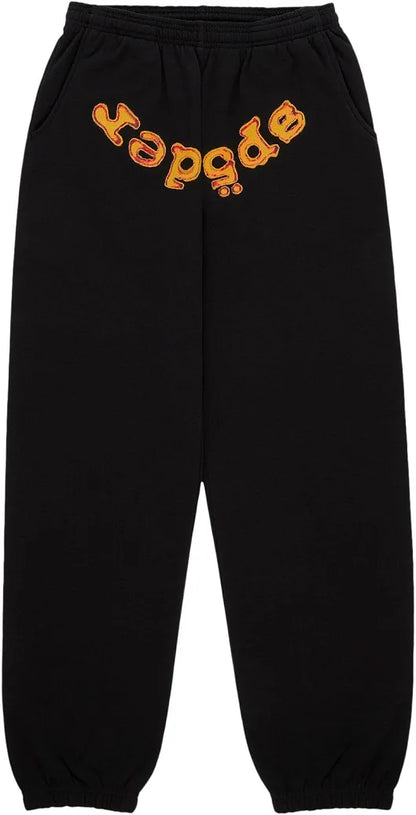 Sp5der Flame OG Logo V2 SweatpantBlack