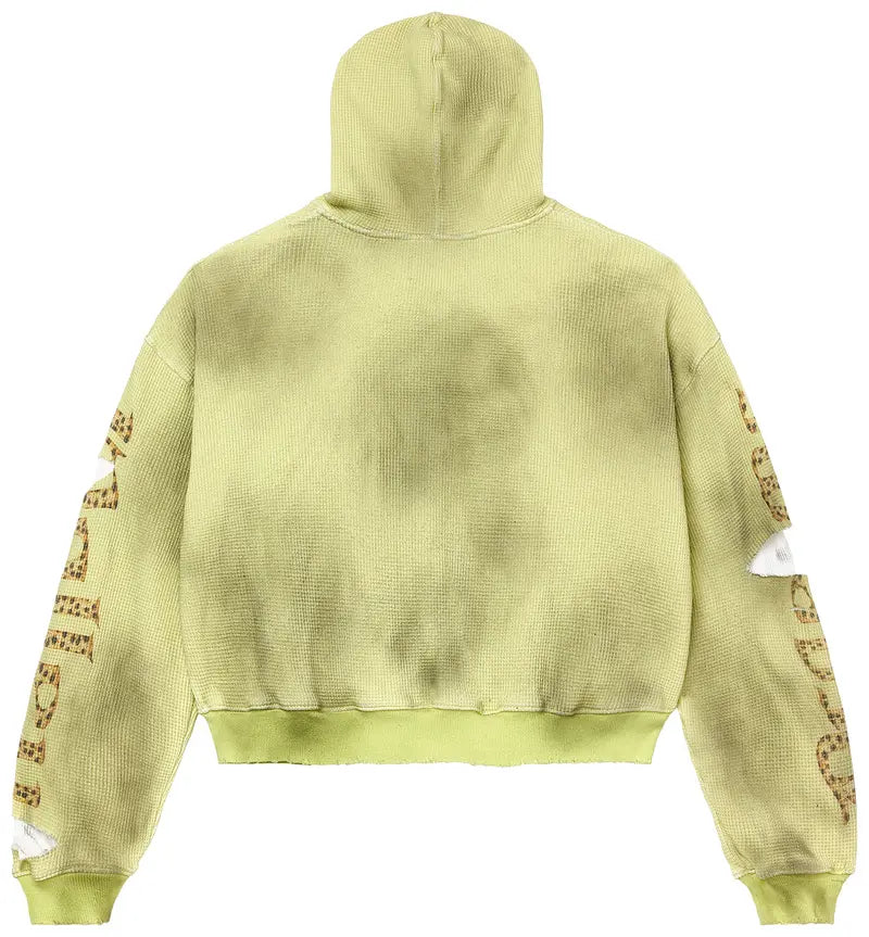 GLITCH ZIP UP [HACK GREEN]